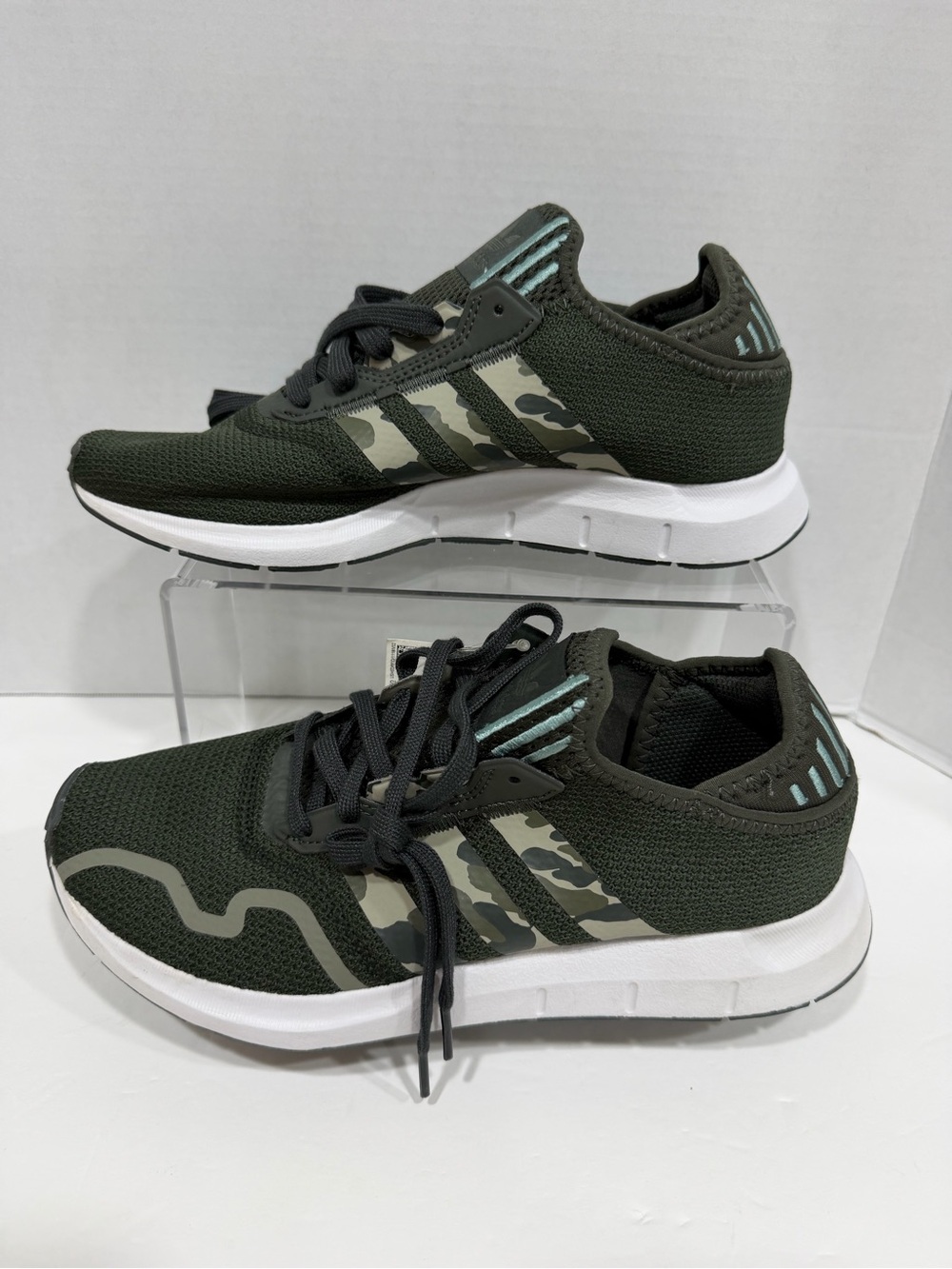 Adidas Swift Run X Camouflage Twist Men’s 8 Green Camo Sneakers NWT FY2131
